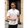 Biçomi Erkek Kolları Dar Kesim Rahat Kalıp Basic Tişört
