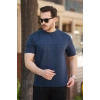 Biçomi Erkek Oversize Bisiklet Yaka Kısa Kollu T-shirt