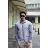 Biçomi Erkek Pamuklu Keten Kumaş Gömlek