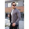 Biçomi Erkek Scuba Süet Kumaş Bomber Hırka