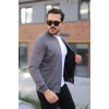 Biçomi Erkek Scuba Süet Kumaş Bomber Hırka