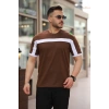 Biçomi Erkek şerit Detaylı Kısa Kollu T-shirt