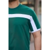Biçomi Erkek şerit Detaylı Kısa Kollu T-shirt