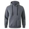 Biçomi Erkek Uzun Kol Kapşonlu Basic Sweatshirt Hoodie - Füme