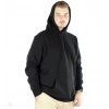 Biçomi Erkek Uzun Kol Kapşonlu Basic Sweatshirt Hoodie - Siyah