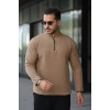 Biçomi Erkek Zip Yaka Polar Sweat