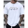 Biçomi Erkekler Için PERFECTLY Günlük Tişört - Beyaz
