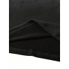 Biçomi Fiyonk Baskılı Siyah Oversize Unisex T-shirt- Siyah