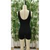 Biçomi Kadın Kare Yaka Sırt Dekolte Detay Dalgıç Bodycon Mini Tulum