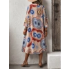 Biçomi Kadın Kısa Kollu önü Açık Belden Kuşaklı Uzun Kimono