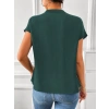 Biçomi Kadın Kısa Kollu V Hakim Yakalı Leopar Desenli Sandy Bluza