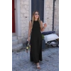 Biçomi Kadın Sıfır Kollu Bisiklet Yaka Viskon Elbise