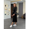 Biçomi Kadın Uzun Kollu Bisiklet Yaka Midi Modal Elbise