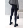 Biçomi Kadın Yüksek Bel Cepli Kemersiz Kot Pantolon