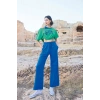Bicomi Kısa Kollu Never Give Up 3lü Crop Eşofman Takımı