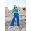 Bicomi Kısa Kollu Never Give Up 3lü Crop Eşofman Takımı