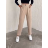 BİÇOMİ örme krep pantolon çift düğmeli
