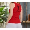 Bicomi Performance Red: Sıfır Yaka, Terletmeyen Fitilli Slim-Fit Spor Atlet