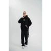 Biçomi POLIZEI Premium Kalite Kapşonlu Dijital Patchli SweatShirt - Siyah