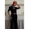 Biçomi Triko Bluz Pantolon İkili Takım 10084-025