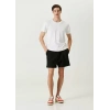 Biçomi Unisex Basic Bisiklet Yaka Regular T-Shirt - Beyaz