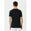 Biçomi Unisex Basic Bisiklet Yaka Regular T-Shirt - Siyah