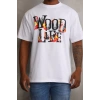 Biçomi Unisex Baskılı Oversize T-Shirt - Beyaz
