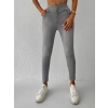 Biçomi Yüksel Bel Likralı Kot Pantolon (Gri)