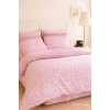Çift Kişilik Pamuklu Nevresim Takımı Romantic Pink Çiçekli