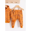 Cool Bear Kapüşonlu % 100 Pamuk Erkek Bebek Takımı