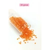 Kesme Cam Boncuk 2mm - 20 Gram - Şeffaf Turuncu -BNC314