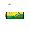 Orta Boy Çöp Torbası 55 x 60 cm 20 Li Rulo x 10 Paket = 200 Adet (Siyah)