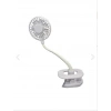 Portatif Işıklı Mini Klipsli Fan