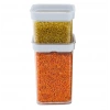 Vakumlu Kare Saklama Kabı - 1 Litre