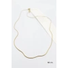 Yılan Zincir Kolye - 60cm - Altın