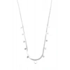 Yıldız Ezme Zincir Kolye - 45cm - Gümüş