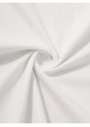 20/1 Penye Compack Uçak Baskılı Oversize Bisiklet Yaka Kısa Kol T-shirt - Beyaz -