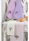 6 Parça Mutfak Kurulama Bezi 30 X 50 Cm Lavender Flower