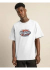 Baskılı Oversize T-Shirt - Beyaz -