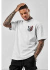 Baskılı Oversize T-Shirt - Beyaz -