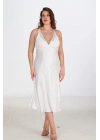 Bicomi 2li Ekru Sabahlık Takımı Bigsize 6224