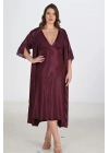 Bicomi 2li Mürdüm Sabahlık Takımı Bigsize 6223
