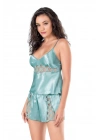 Bicomi Aqua Saten Babydoll Şort Takımı