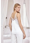 Bicomi Dantelli ve Dekolteli Saten Pijama Takımı