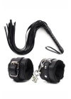 Bicomi Deri Bileklik Kırbaç Harness Set