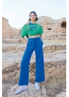 Bicomi Kısa Kollu Never Give Up 3lü Crop Eşofman Takımı