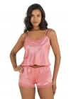 Bicomi Mercan Saten Şort Takımı 9210