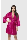 Bicomi Vişne Kısa Saten Sabahlık