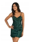 Bicomi Yeşil Kısa Saten Gecelik 8231
