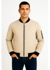 Bomber Mont Ceket - Bej -